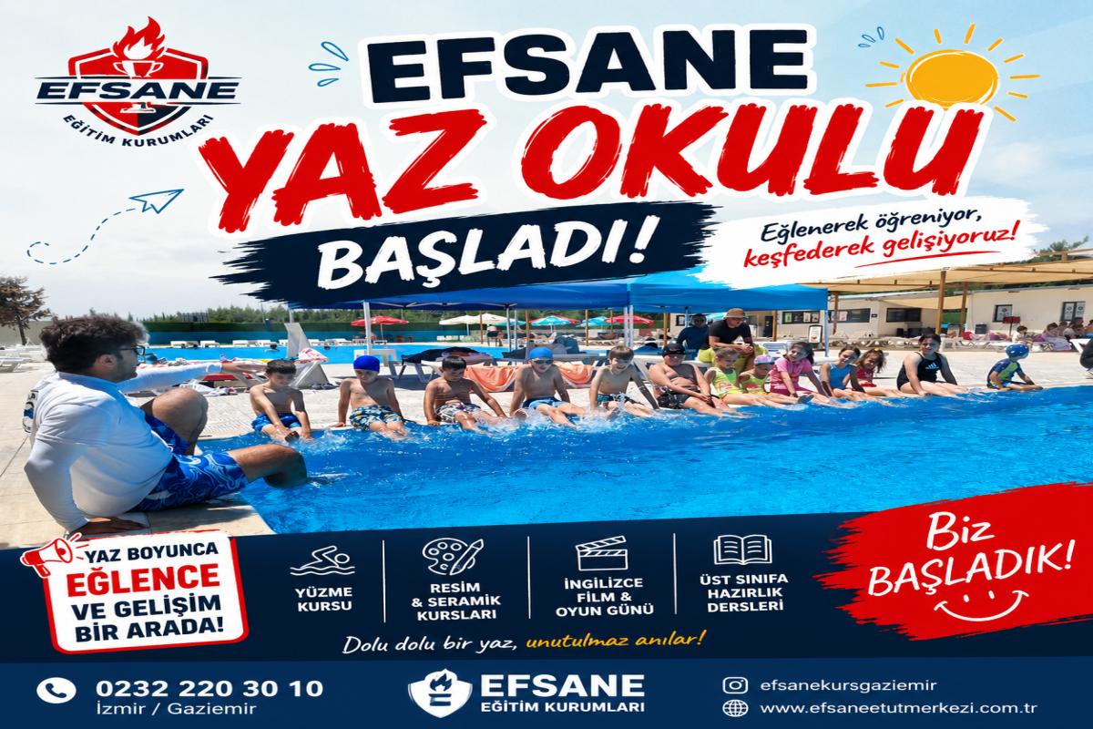 EFSANE YAZ OKULU BAŞLADI ÖZEL EFSANE KURS MERKEZİ - EFSANE EĞİTİM KURUMU
